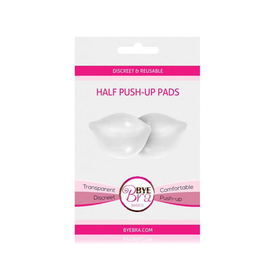 BYE-BRA Semi Pads Push-Up Transparentes, para volume e decote