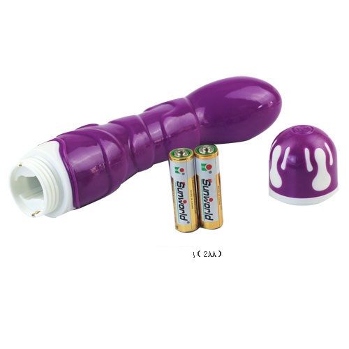 Vibrador realista BAILE de silicone com 10 ritmos e estimulação Ponto G, cor violeta.