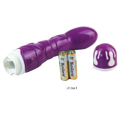 Vibrador realista BAILE de silicone com 10 ritmos e estimulação Ponto G, cor violeta.