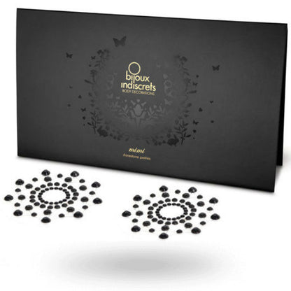 BIJOUX INDISCRETS Mimi Prata | Adesivos decorativos sensuais para mamilos