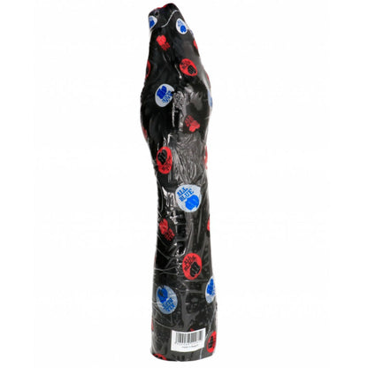 ALL BLACK Vibrador de Punho Gigante Fisting 40 CM realista e flexível