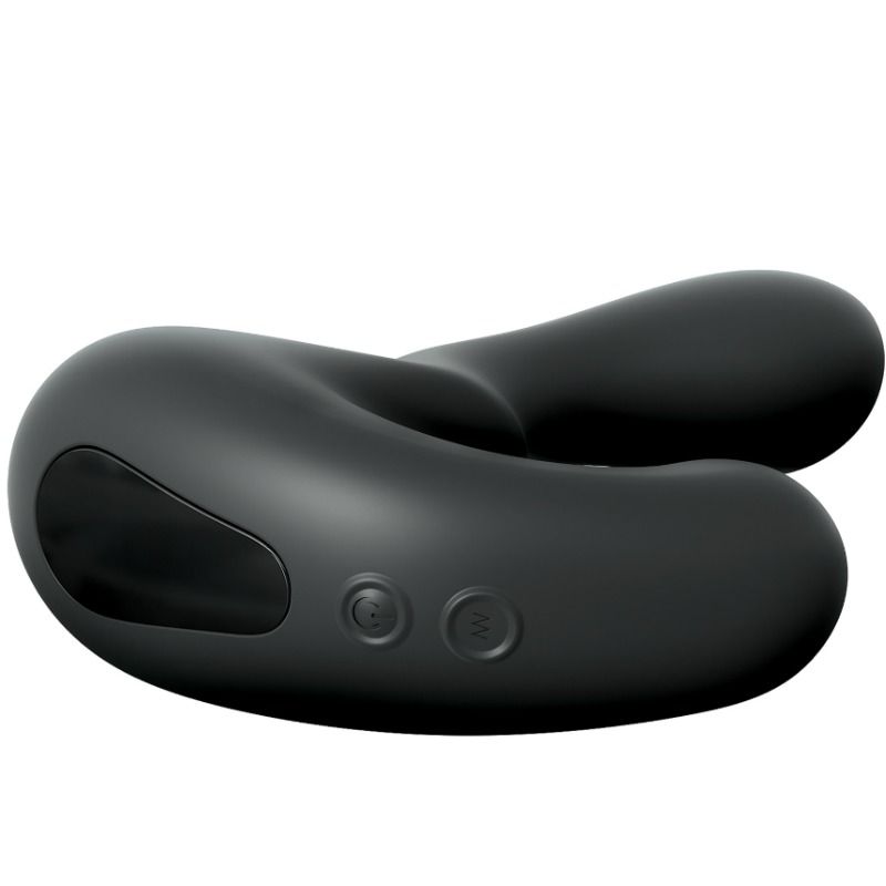Close-up do Estimulador de Próstata Anal Fantasy Elite Collection Ultimate P-Spot, mostrando seu design ergonómico e ponta curva para estimulação do P-Spot e períneo.