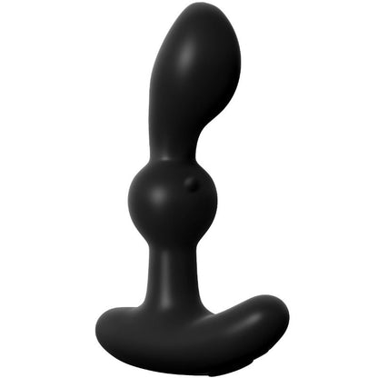 Close-up of the ANAL FANTASY ELITE COLLECTION P-Motion Massager Vibratório Recarregável showing its ergonomic design and silicone texture.