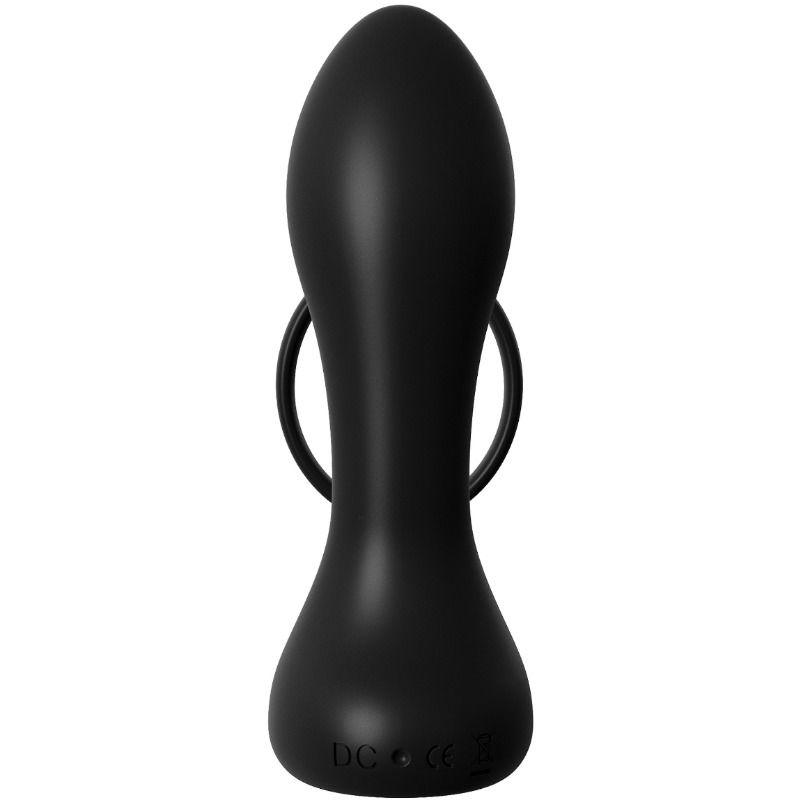 Close-up do Anal Fantasy Elite Collection Plug Anal Vibratório Recarregável Ass-Gasm Pro, destacando seu design ergonômico e material de silicone macio.