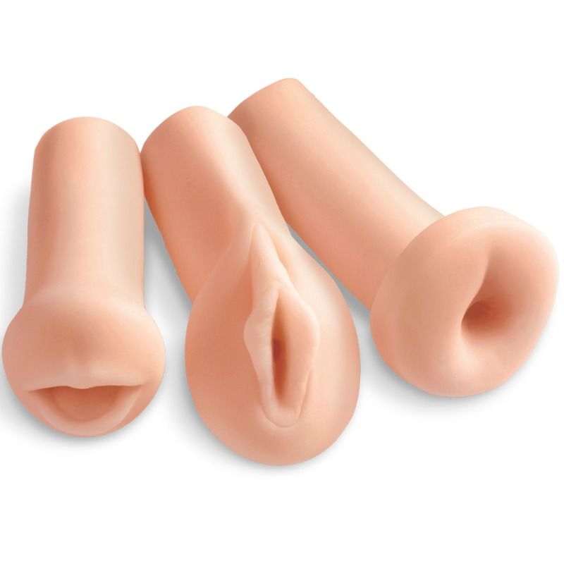 Kit de 3 Masturbadores - Todos os 3 Furos