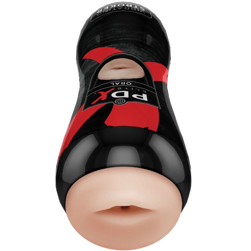 Masturbador Masculino Vibratório Oral com Efeito Realista