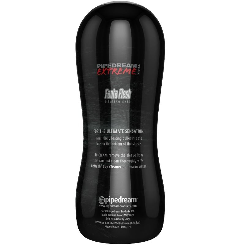 Masturbador Masculino Vibratório Oral com Efeito Realista