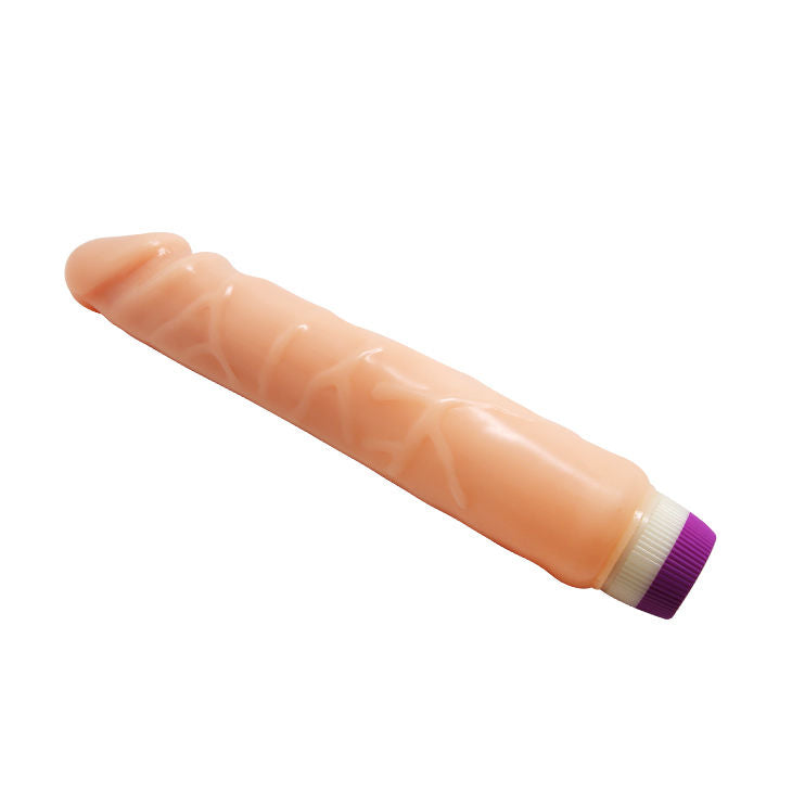 Close-up of the BAILE Vibrador Realista Ondas de Prazer Vibrante 25.5 CM, showing its realistic texture and design.