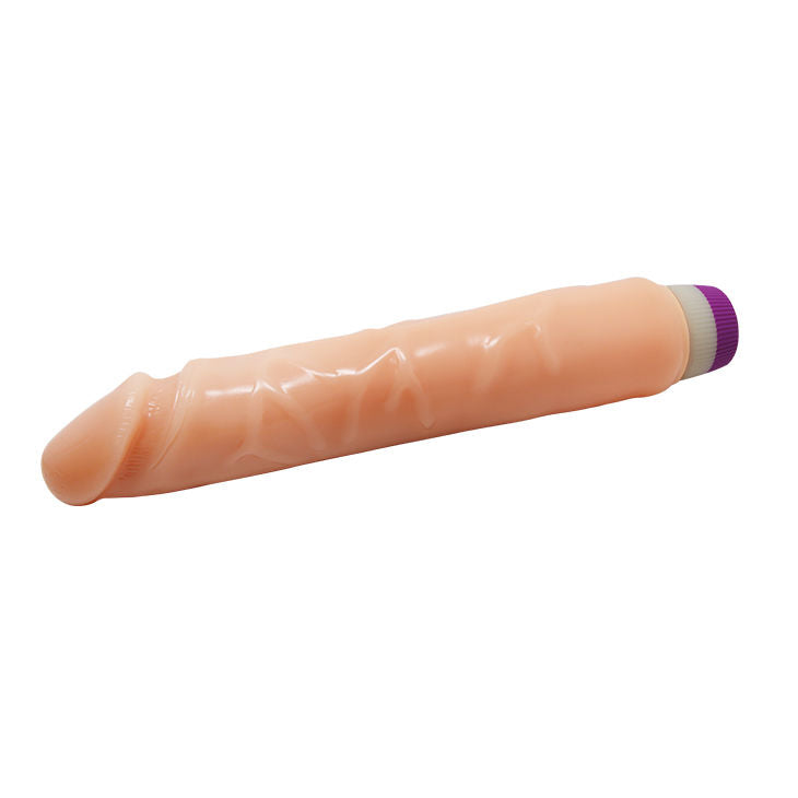 Close-up of the BAILE Vibrador Realista Ondas de Prazer Vibrante 25.5 CM, showing its realistic texture and design.