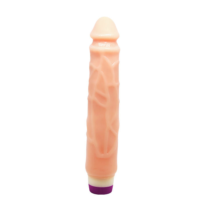 Close-up of the BAILE Vibrador Realista Ondas de Prazer Vibrante 25.5 CM, showing its realistic texture and design.
