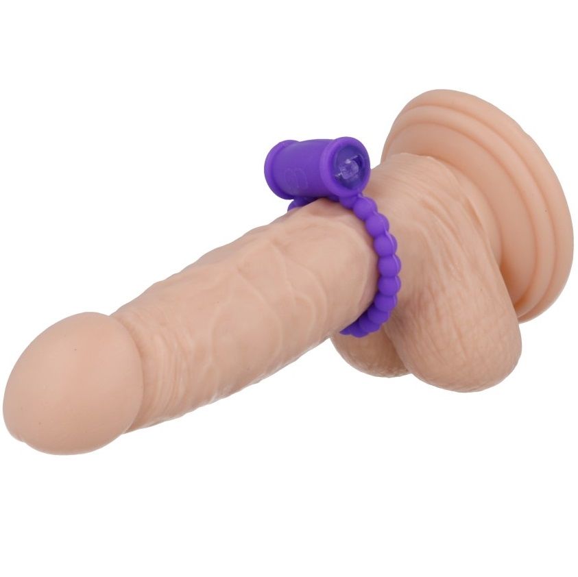 CASUAL LOVE Anel Vibrador 25 Para Casais Violeta em silicone premium