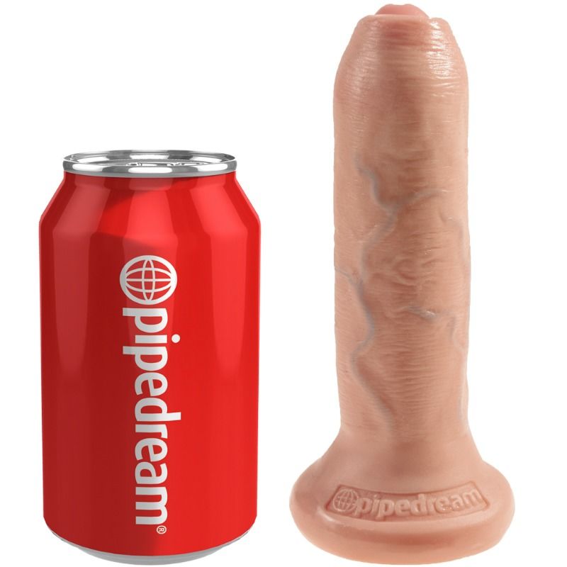 DILDO REALÍSTICO CARNE SEM CORTES 15 CM