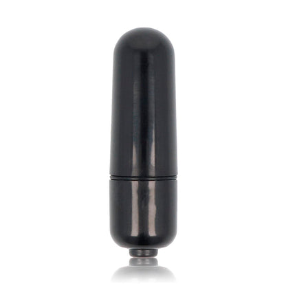Bala vibratória mini GLOSSY preta, compacta e discreta para estimulação