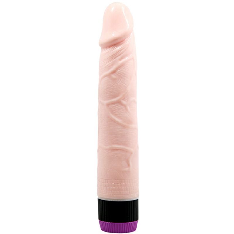 Close-up do BAILE Vibrador Realístico Adour Club 21.5 cm mostrando a sua textura e design realistas.