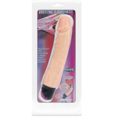 BAILE Vibrador Realista Flexível 25 cm para estimulação G-spot e próstata.