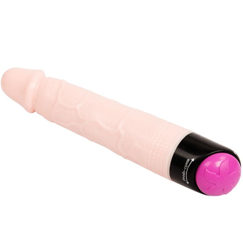 BAILE Vibrador Realista com Rotação e Vibração 24 cm, para prazer versátil