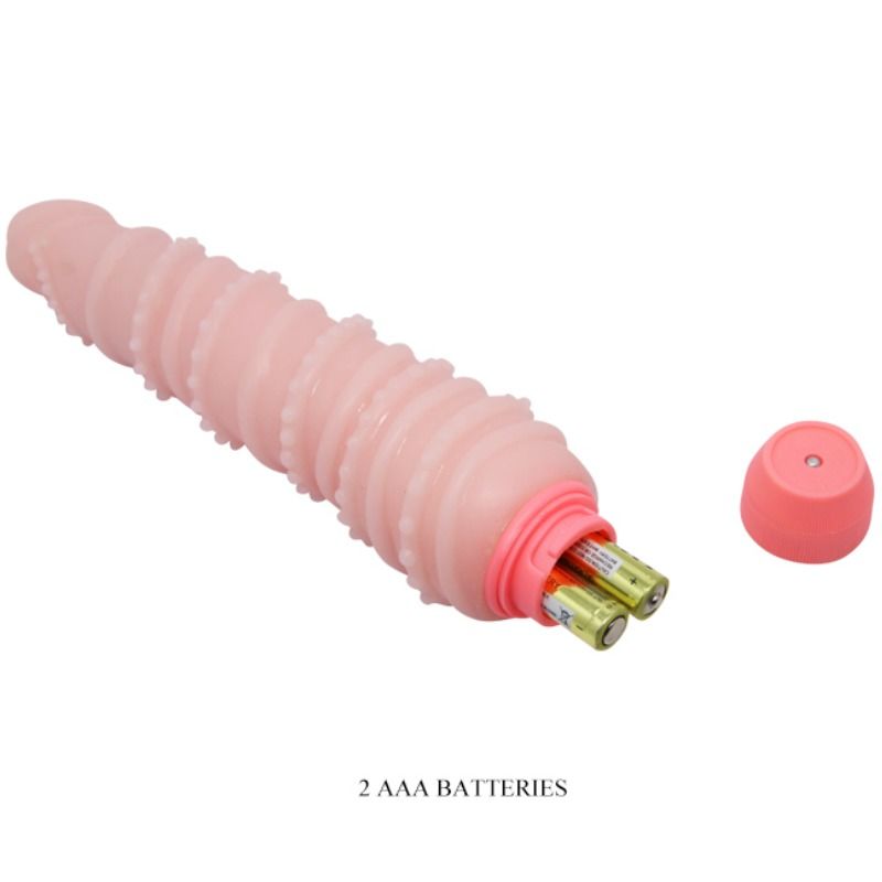 Vibrador Espiral Sensual Flexi Vibe BAILE 19.5cm realista com textura e múltiplas velocidades.