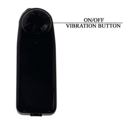 Detalhe do Dildo Vibratório Realista BAILE com ventosa, textura venosa e controlo remoto.