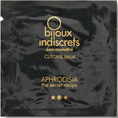 BIJOUX Bálsamo Clitoriano Afrodisia Orgasmos para Ela 2ml para intensificação do prazer feminino.