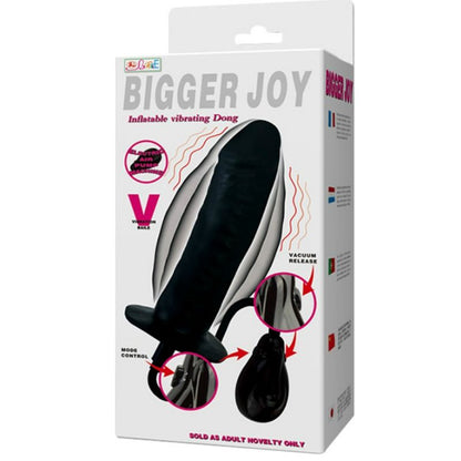 DILDO INFLVEL BIGGER JOY COM VIBRAO 16 CM