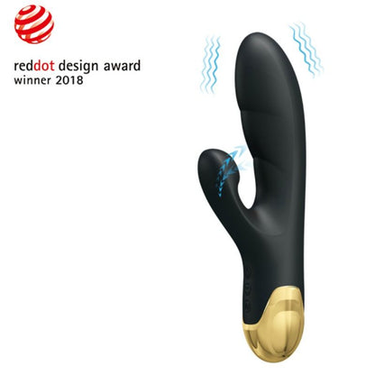 Close-up do PRETTY LOVE Vibrador e Estimulador de Sucção Smart Naughty Play mostrando seu design elegante e textura de silicone.