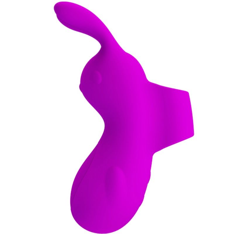 Vibrador Dedal PRETTY LOVE Smart Recarregável com estimulador de coelho de silicone