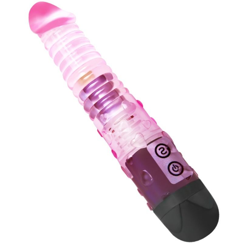 Vibrador BAILE Multiorgasmático Rosa com 10 modos de vibração.