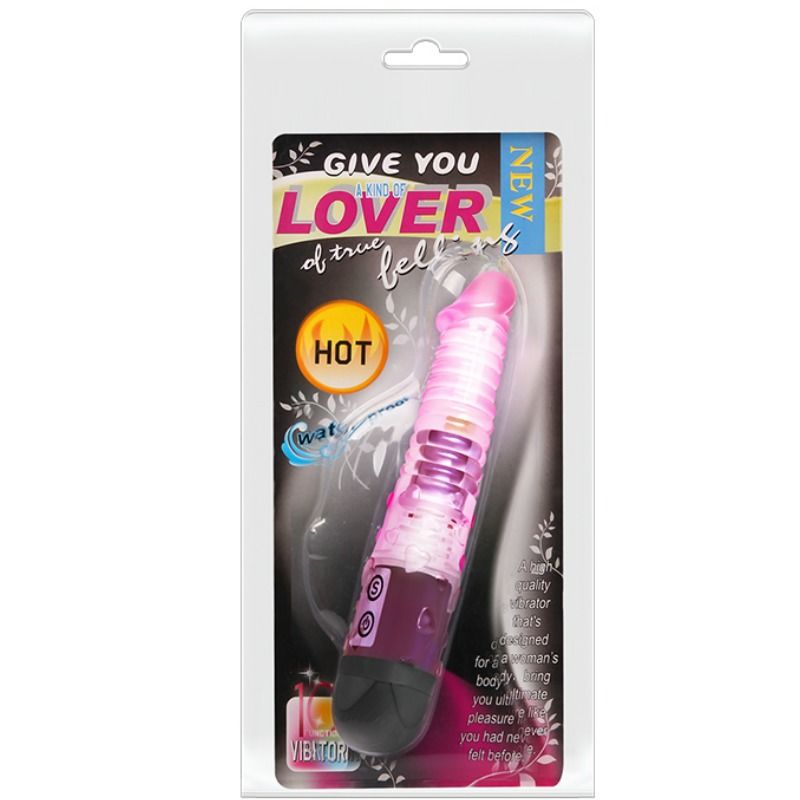 Vibrador BAILE Multiorgasmático Rosa com 10 modos de vibração.
