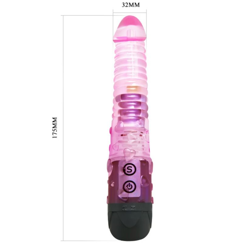 Vibrador BAILE Multiorgasmático Rosa com 10 modos de vibração.