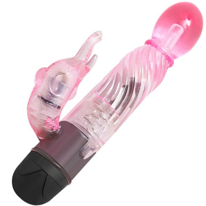 Vibrador Coelho BAILE rosa com 10 modos de vibração para estimulação do ponto G e clitóris.