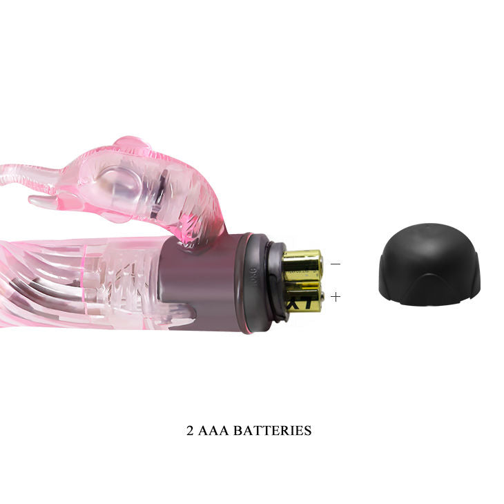 Vibrador Coelho BAILE rosa com 10 modos de vibração para estimulação do ponto G e clitóris.