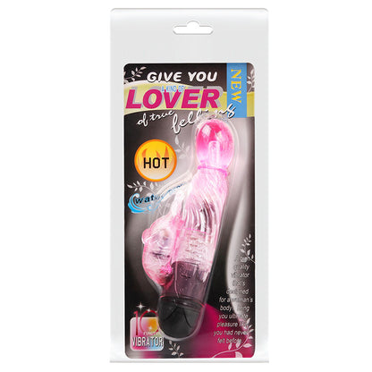 Vibrador Coelho BAILE rosa com 10 modos de vibração para estimulação do ponto G e clitóris.