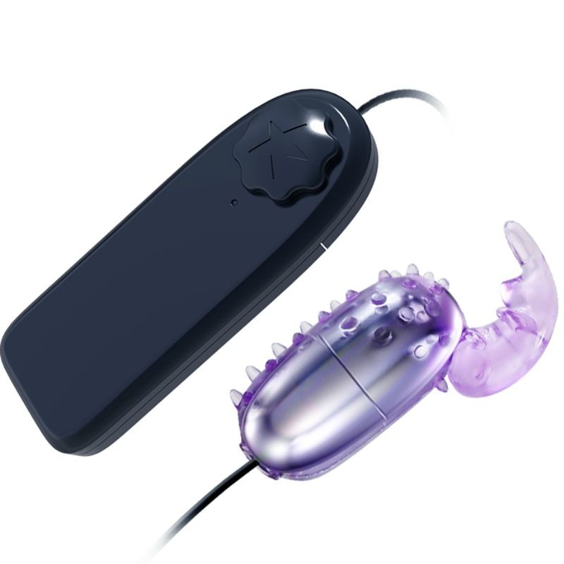 Close-up of the BAILE Ovo Vibratório with Remote Control, showing its sleek design and compact size.