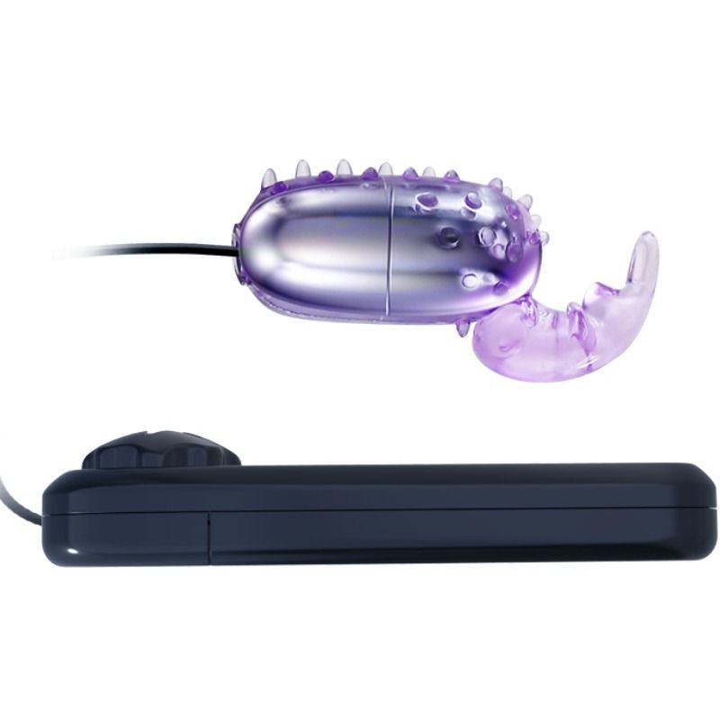 Close-up of the BAILE Ovo Vibratório with Remote Control, showing its sleek design and compact size.