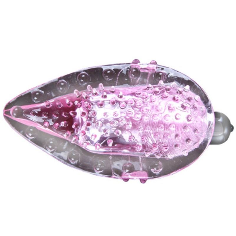 Close-up do BAILE Vibrador de Dedo Estimulante Clitoriano mostrando seu design ergonômico e textura.