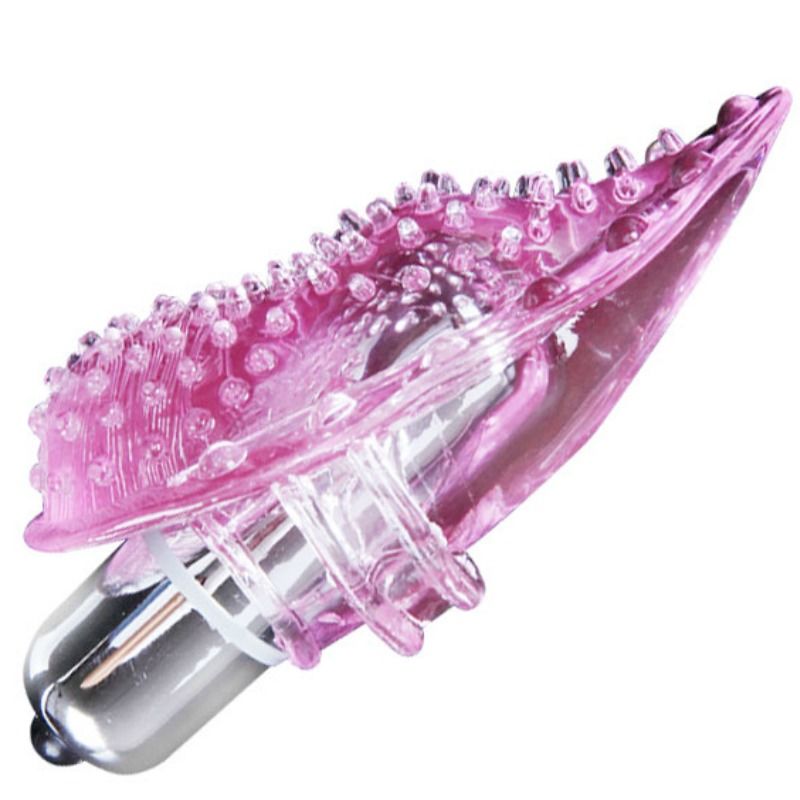 Close-up do BAILE Vibrador de Dedo Estimulante Clitoriano mostrando seu design ergonômico e textura.