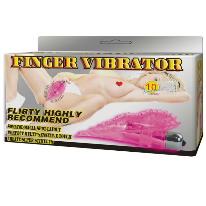 Close-up do BAILE Vibrador de Dedo Estimulante Clitoriano mostrando seu design ergonômico e textura.