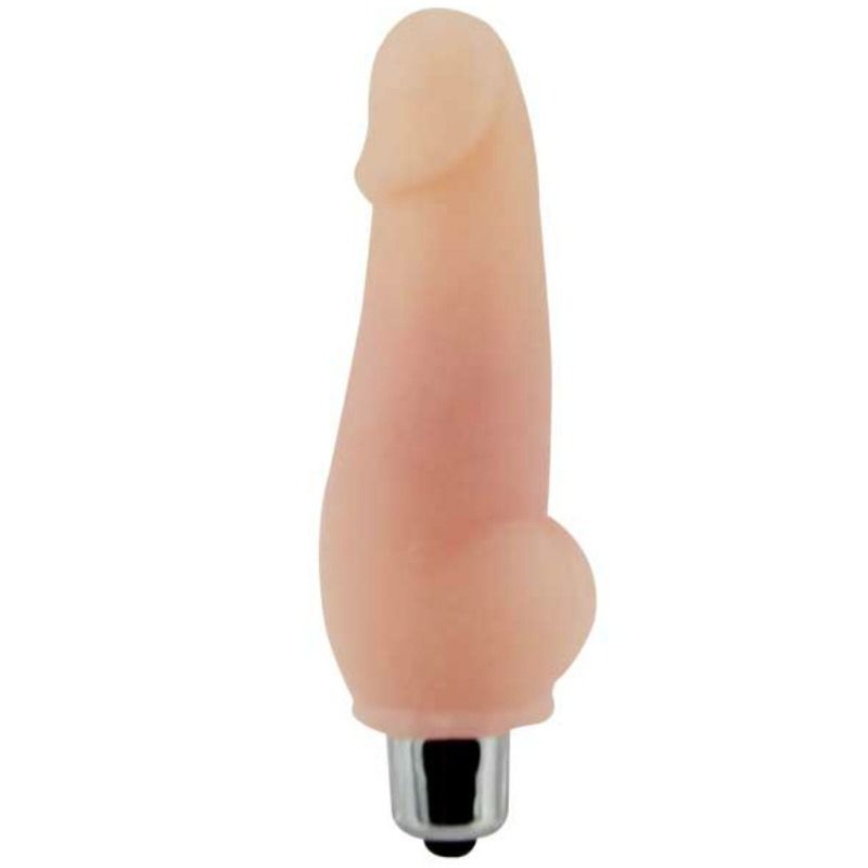 Close-up of the BAILE Vibrador Super Mini Mavouvin showing its design and realistic texture.