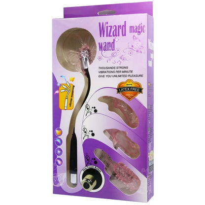 ESTIMULADOR DE VARINHA MGICA WIZARD COM VIBRAO