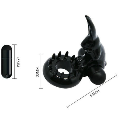 Anel vibratório BAILE com estimulador clitoriano, ideal para casais