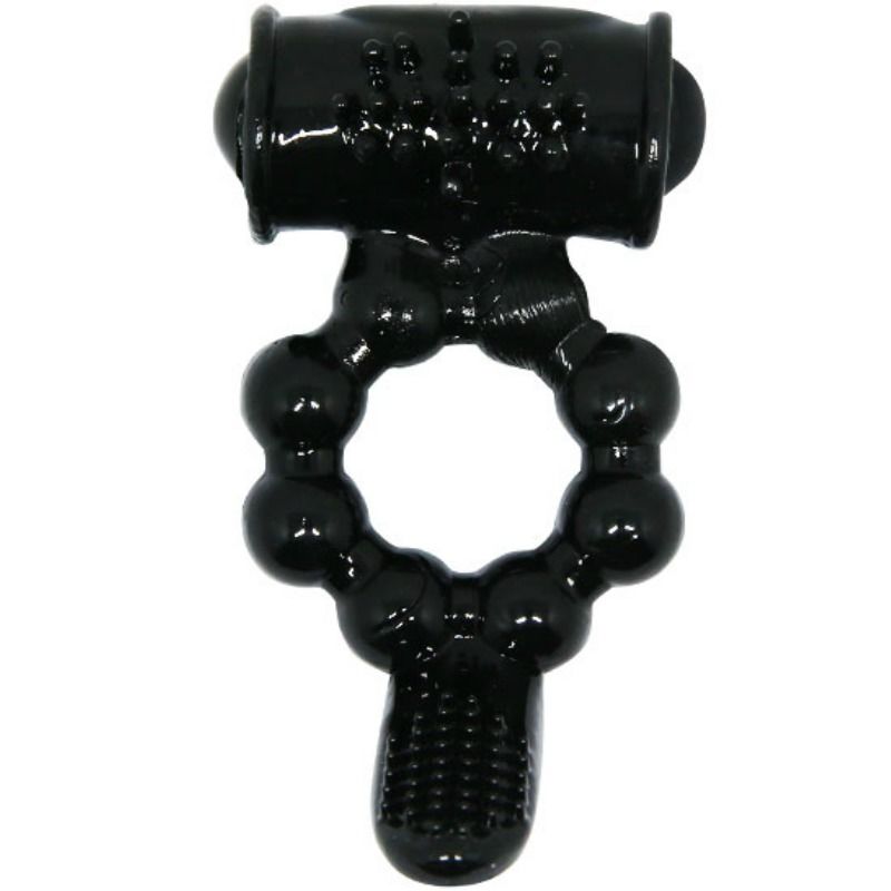 Anel vibratório BAILE Sweet Ring com estimulador duplo para casais
