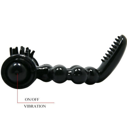 Anel vibratório BAILE Sweet Ring com estimulador duplo para casais