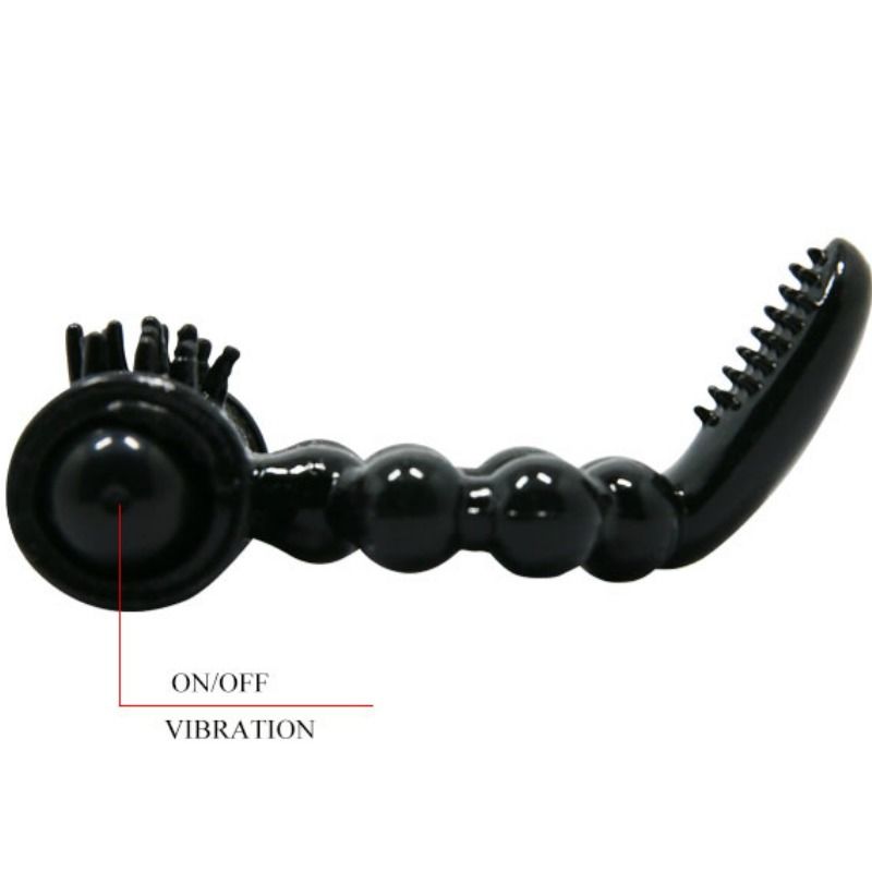 Anel vibratório BAILE Sweet Ring com estimulador duplo para casais