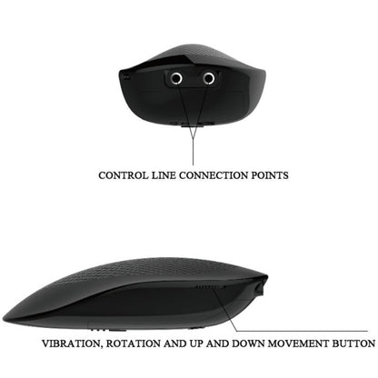 Close-up do vibrador multifunções BAILE Thunder Up, mostrando sua textura realista, veias e ventosa na base.
