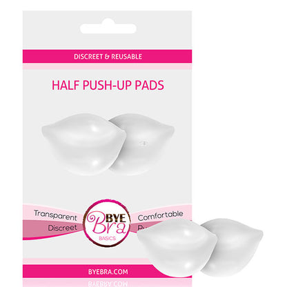 BYE-BRA Semi Pads Push-Up Transparentes, para volume e decote