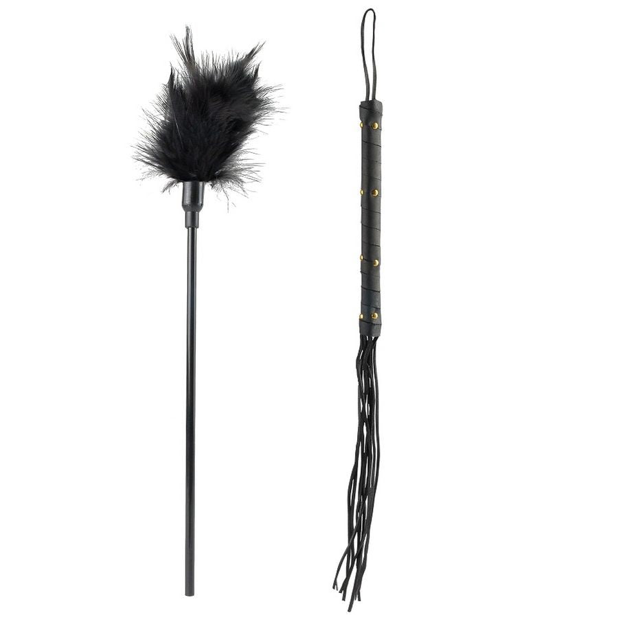 Kit de Fetiche Completo FETISH FANTASY LIMITED EDITION com 10 acessórios para exploração BDSM.