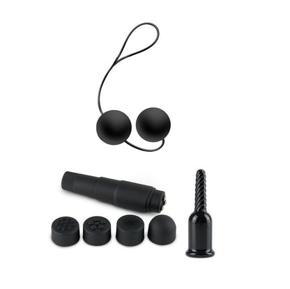 Kit de Fetiche Completo FETISH FANTASY LIMITED EDITION com 10 acessórios para exploração BDSM.