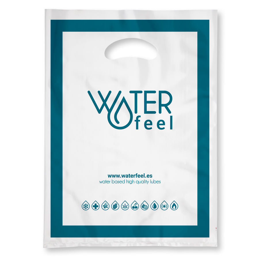 Sacos Plásticos Protetores WATERFEEL 100 Unidades Médios 30x40cm para higiene e discrição