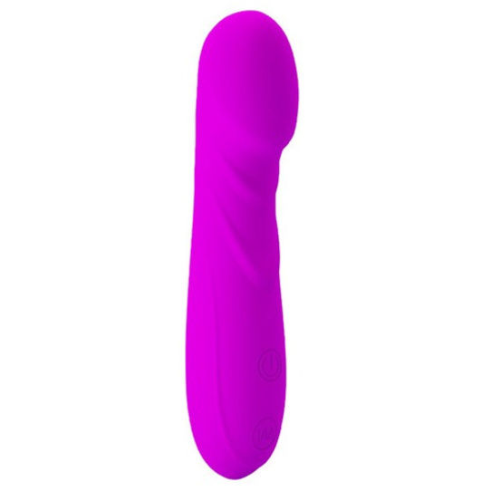 PRETTY LOVE Mini Vibrador Reuben, um vibrador de Ponto G em silicone com design curvo e recarregável.