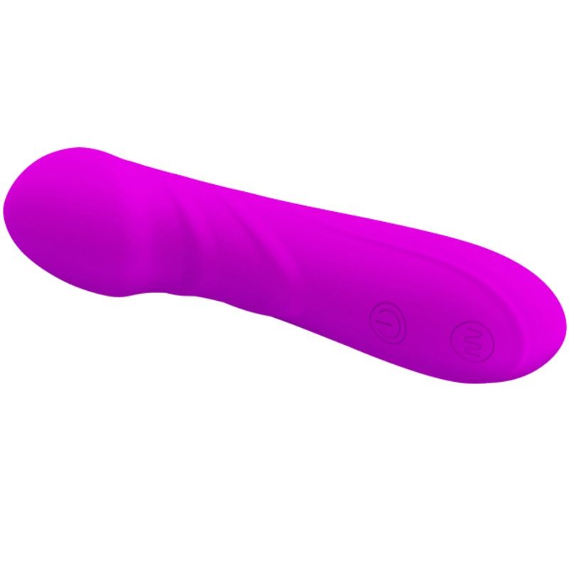 PRETTY LOVE Mini Vibrador Reuben, um vibrador de Ponto G em silicone com design curvo e recarregável.